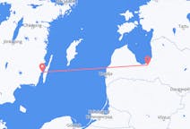 Lennot Kalmarista, Ruotsista Riikaan, Latviaan