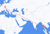 Flyg från Ko Samui, Thailand till Innsbruck, Österrike