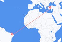 Flights from Serra Talhada, Brazil to Antalya, Turkey