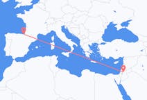 Flyreiser fra Amman, til San Sebastian