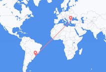 Flyreiser fra Florianópolis, Brasil til Alexandroupolis, Hellas