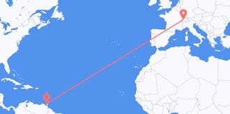 Flights from Trinidad & Tobago to Switzerland