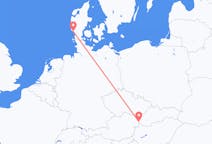 出发地 斯洛伐克出发地 布拉迪斯拉发目的地 丹麦埃斯比约的航班