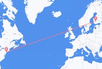 Flights from New York, the United States to Tampere, Finland