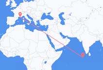 Flyrejser fra Malé til Marseille