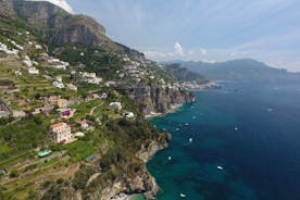 Amalfikystens bådudflugt fra Positano, Praiano og Amalfi