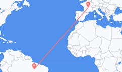 Flyg från Araguaína, Brasilien till Clermont-Ferrand, Frankrike
