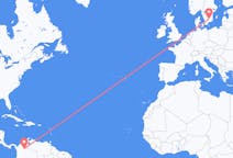Flyreiser fra Barrancabermeja, Colombia til Växjö, Sverige