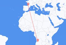 Flyrejser fra Huambo, Angola til Pau, Frankrig