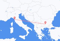 Loty z Płowdiw, Bułgaria do Pizy, Włochy