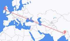 出发地 印度西尔恰尔前往北爱尔兰的贝尔法斯特的航班