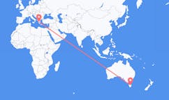 Flyreiser fra City of Launceston, Australia til Patras, Hellas