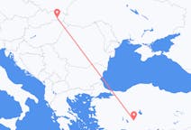 出发地 斯洛伐克从 科希策目的地 土耳其科尼亞的航班