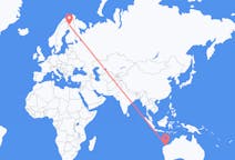 Flights from Karratha, Australia to Kittilä, Finland