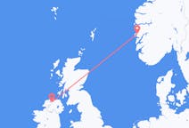 Flights from from Bergen to Derry