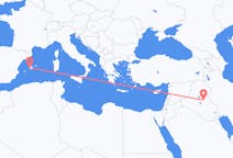 Flyrejser fra Baghdad til Palma