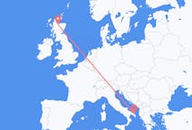 Flyreiser fra Inverness, Skottland til Brindisi, Italia