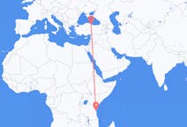 Flyreiser fra Zanzibar, Tanzania til Samsun, Tyrkia