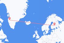 핀란드 쿠오피오 출발, 그린란드 칸게를루수아크 도착 항공편