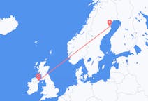 Vols de Skellefteå, Suède pour Belfast, Irlande du Nord