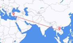 出发地 泰国黎伊省目的地 土耳其安塔利亚的航班