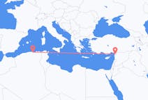 Flyreiser fra Béjaïa, Algerie til Hatay-provinsen, Tyrkia