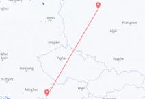 Flyg från Bydgoszcz, Polen till Salzburg, Österrike