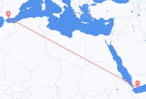 Flights from Aden to Málaga