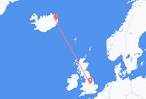 Flyreiser fra Nottingham, England til Egilsstaðir, Island