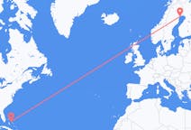 Flights from North Eleuthera, the Bahamas to Luleå, Sweden