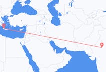 出发地 印度出发地 齋浦爾目的地 希腊哈尼亚的航班