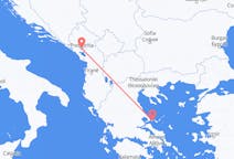 Flyg från Podgorica till Skiáthos