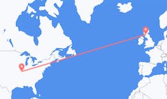 Flights from St. Louis to Glasgow