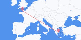 Vols de Jersey pour la Grèce