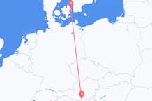 出发地 奥地利出发地 克拉根福目的地 丹麦哥本哈根的航班