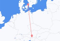 出发地 奥地利出发地 克拉根福目的地 丹麦哥本哈根的航班