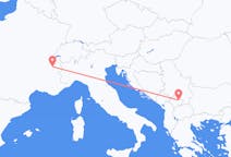 Flyg från Pristina, Kosovo till Chambery, Frankrike
