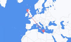 Flyrejser fra Benghazi, Libyen til Islay, Skotland