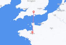 Loty z Rennes, Francja do Southampton, Anglia