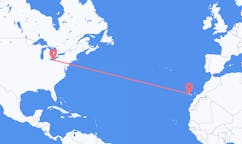 Flights from Cleveland, the United States to Tenerife, Spain