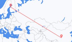 中国出发地 绵阳市飞往中国目的地 科科拉的航班