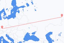 Fly fra Tsjeljabinsk til Stuttgart