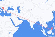 Flyreiser fra Lahad Datu, Malaysia til Podgorica, Montenegro