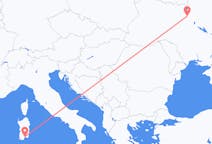 出发地 乌克兰基辅目的地 意大利卡利亚里的航班
