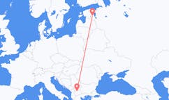 Flug frá Tartu til Skopje