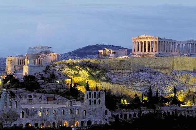 アテネでの乗り継ぎ地元の人とのプライベートツアー：アテネのベストハイライト
