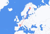 Flights from Béziers, France to Oulu, Finland