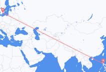 Flyreiser fra Manila, til Karlskrona