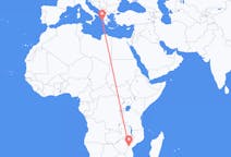 Flyreiser fra Chimoio, Mosambik til Kefallinia, Hellas
