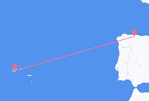 Vols depuis la ville d'Asturies vers la ville de île de Pico